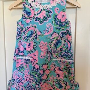 Lilly Pulitzer Kids Dress in Blue and Pink